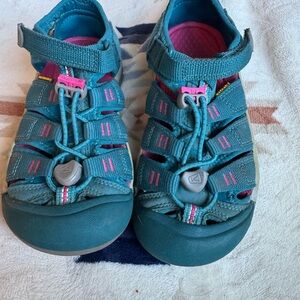 Keen Kids Blue and Pink Sandals